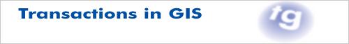 Transactions in GIS Logo